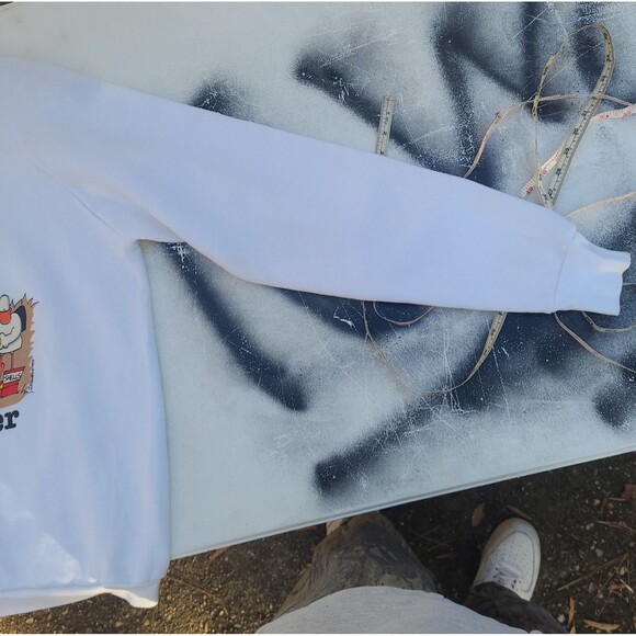 Vintage Mr Hunter Cartoon Crewneck Sweatshirt 80s - Picture 9 of 11